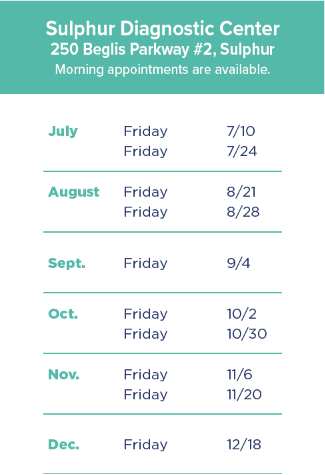 Sulphur Diagnostic Center